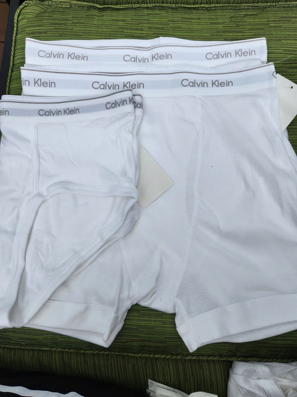 Calvin Klein White Men’s Cotton Briefs and Boxers - 3 Pack